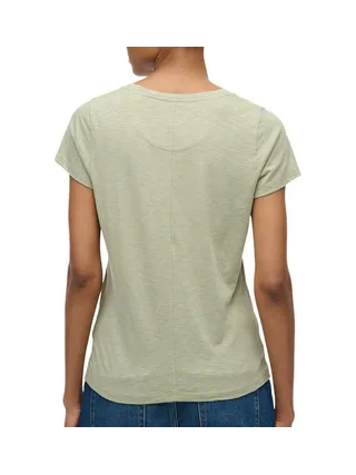 T-shirt Vert Femme Superdry Studios Scoop 2