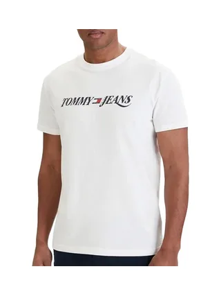 T-Shirt Blanc Homme Tommy Hilfiger Vintage 1