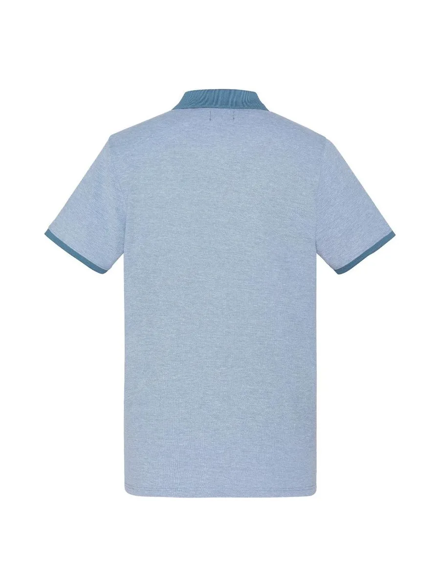 Polo Bleu Clair Homme Schott PSPENY 3