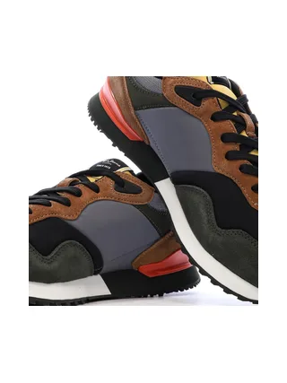 Baskets Marine/Kaki/Rouge Homme Pepe jeans Brit Road M 7