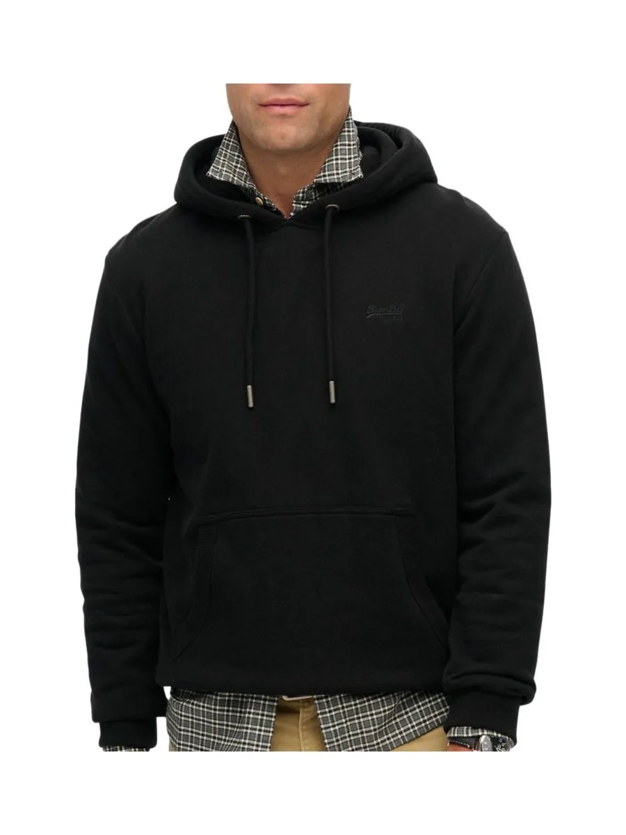 Sweat Noir Homme Superdry Essential Logo HB 1
