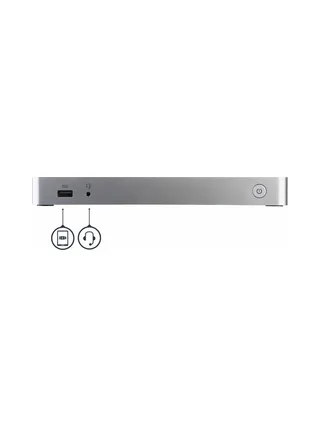 Windows Dual Monitor USB C Dock - 60W PD 4