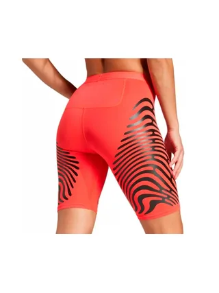 Short Rouge/Noir Femme Adidas Adizero 2