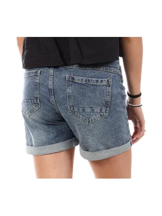 Bermuda en Jean Bleu Femme Monday Premium Bermuda Bouton 2