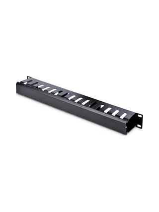 1U Finger Duct Cable Manager w/Cover 1