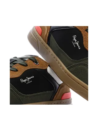 Baskets Kaki/Camel Homme Pepe jeans Kore Skate 7