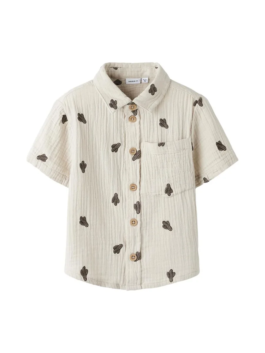 Chemise Beige Garçon Name it Joshua 1