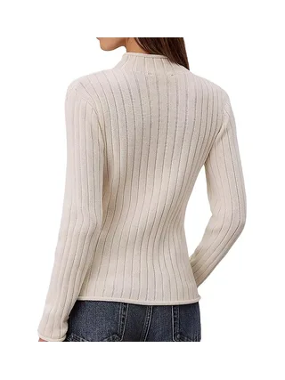 Pull Beige Femme Calvin Klein Jeans Woven Label 2
