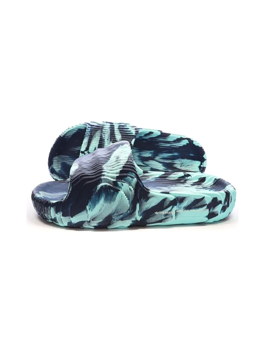 Claquettes Marine/Turquoise Femme Adidas Adilette 22 2