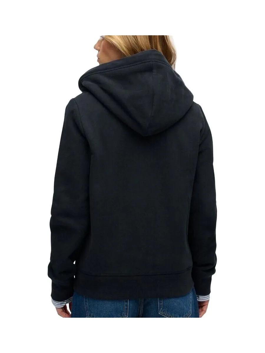 Sweat Marine Femme Superdry Essential Logo Ziphood Hb 2