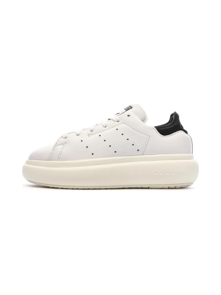 Baskets Blanches/Noires Femme Adidas Stan Smith Pf W 2