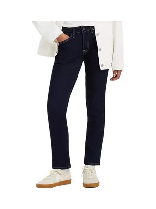 Jean 712 Slim Bleu Brut Femme Levi's Welt Pocket 1