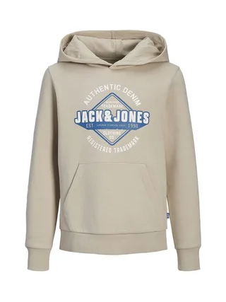 Sweat Beige Garçon Jack & Jones Logo 3