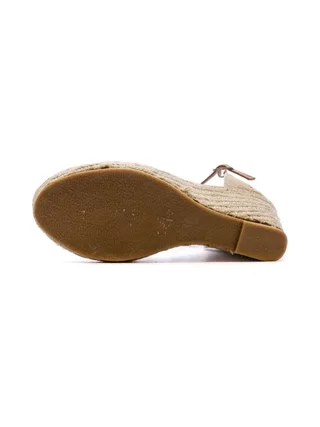 Sandales Compensées Bleu/Fleurs Femme Beppi 5