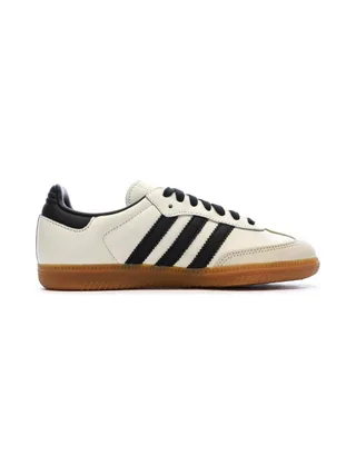 Samba Baskets Beige/Noir Femme Adidas 2
