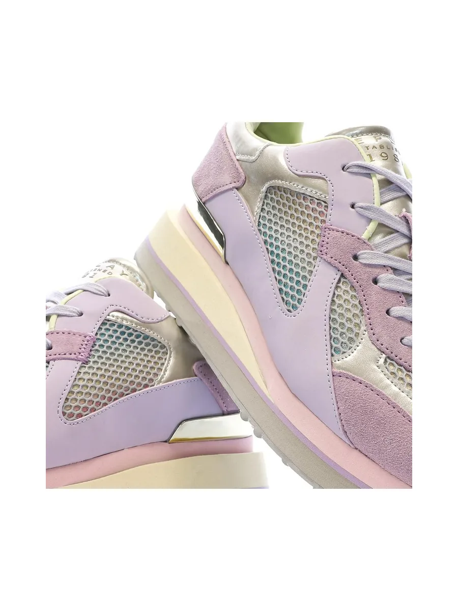 Baskets Rose/Lilas Femme Replay GWS4M 8