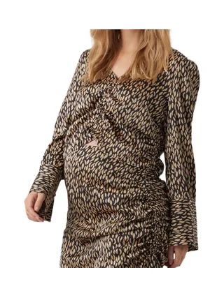 Top Noir/Marron Femme Vero Moda Maternity Gathering 1