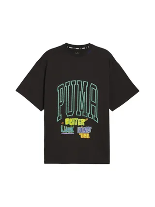 T-Shirt Noir Homme Puma Getting 1