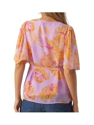 Blouse de Grossesse Violette/Orange Femme Vero Moda Maternity Dino 2