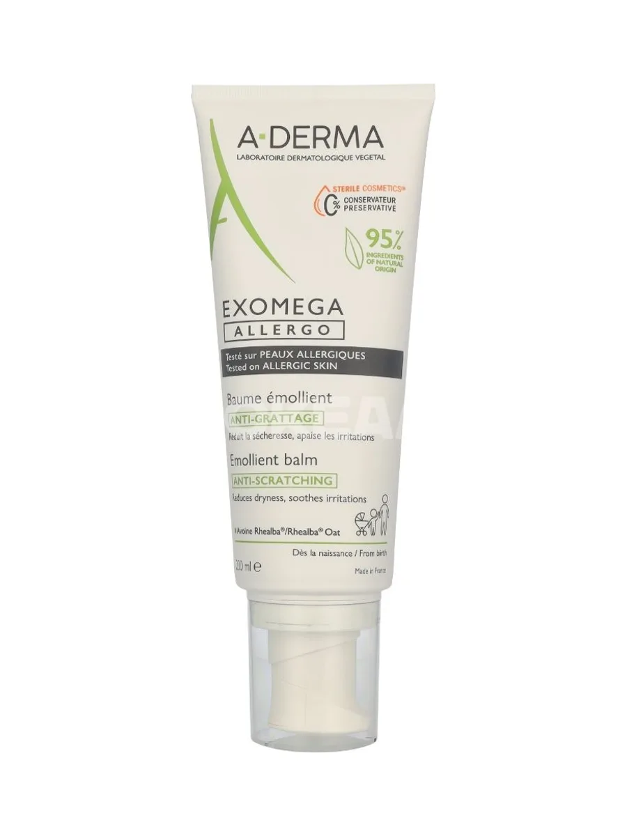 A-Derma Exomega Allergo Emollient Balm 200ml 2