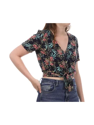 Blouse Marine à fleurs Femme Vero Moda Easy 1