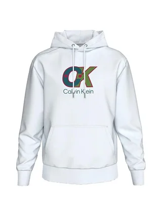 Sweat Blanc Homme Calvin Klein Jeans Terrys 1