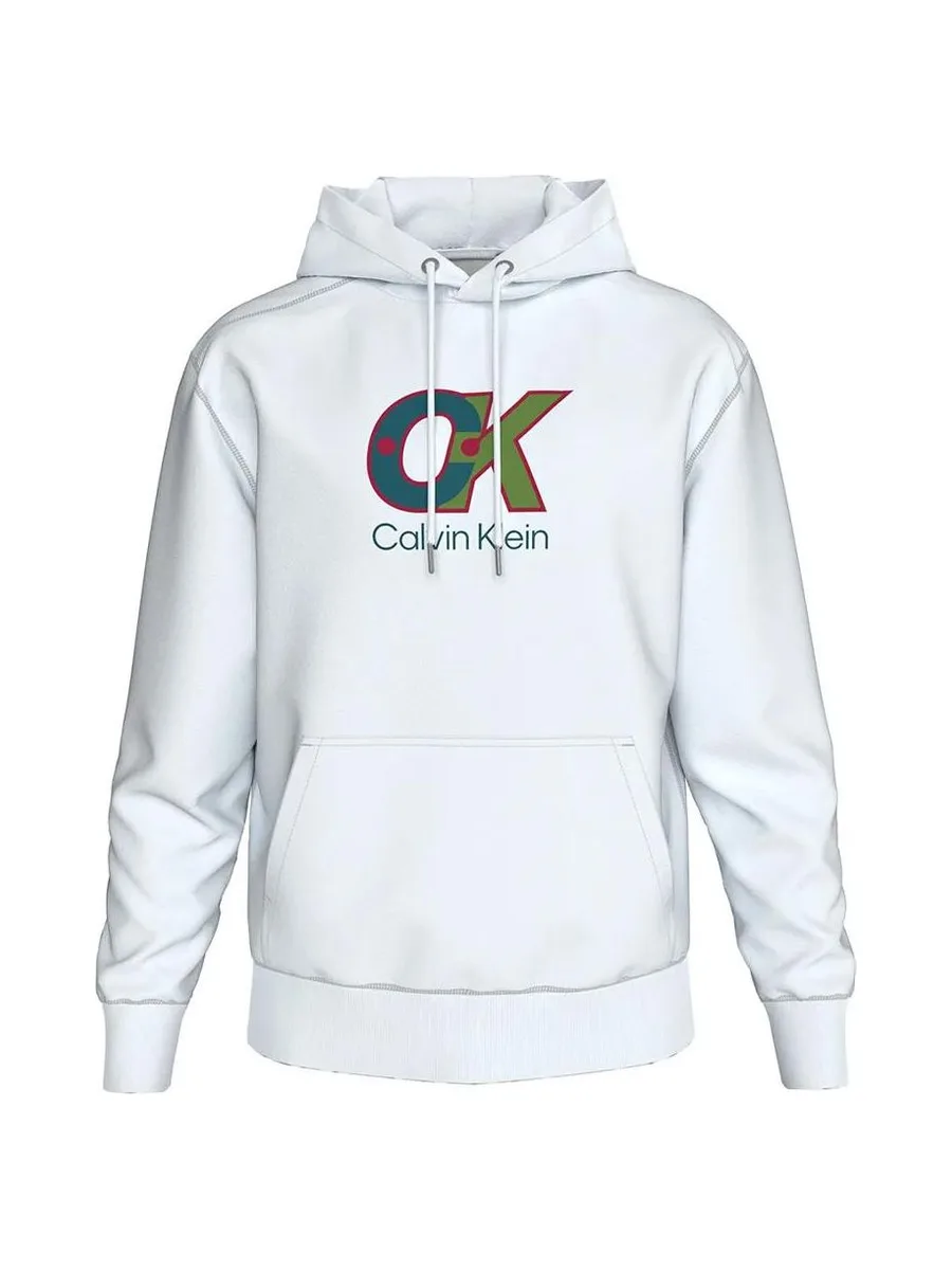 Sweat Blanc Homme Calvin Klein Jeans Terrys 2
