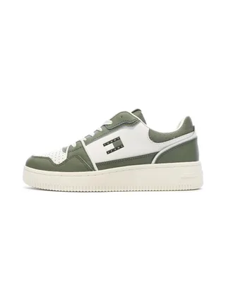 Baskets Blanc/Vert Homme Tommy Hilfiger Cupsole 1