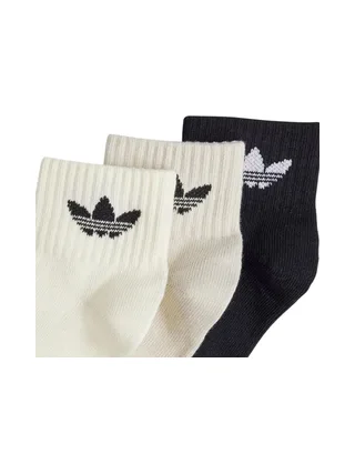 x3 Paires de Chaussettes Beiges/Noir Bébé Adidas Kids Ankle 2