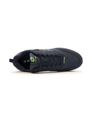 Baskets Marine/Vert Homme Lotto Twenty 5 4