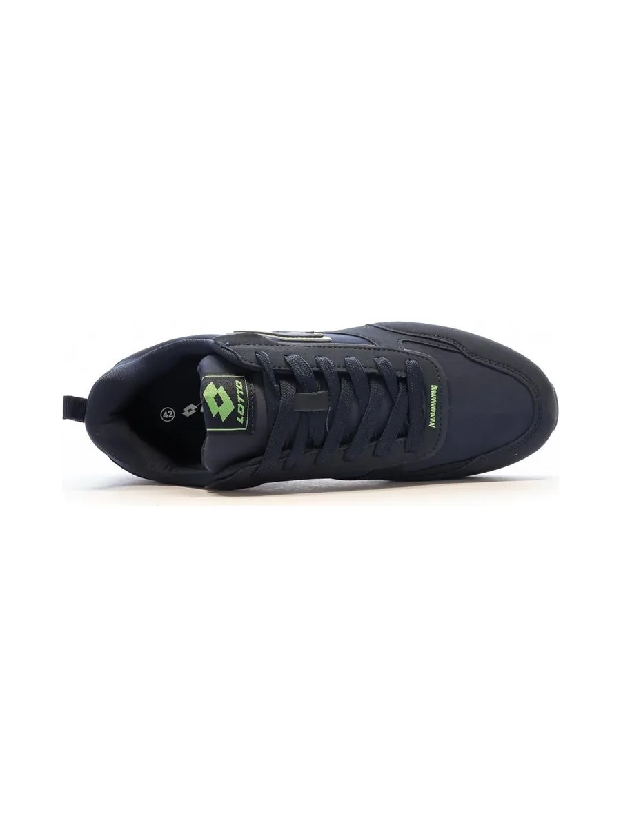 Baskets Marine/Vert Homme Lotto Twenty 5 4