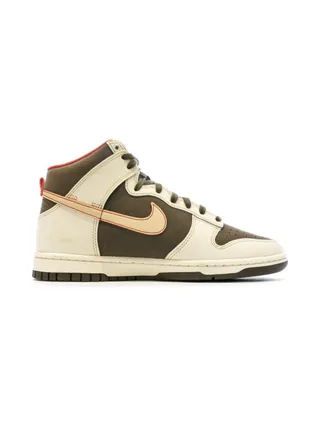 Baskets Écru/Marron Homme Nike Dunk High Retro 2