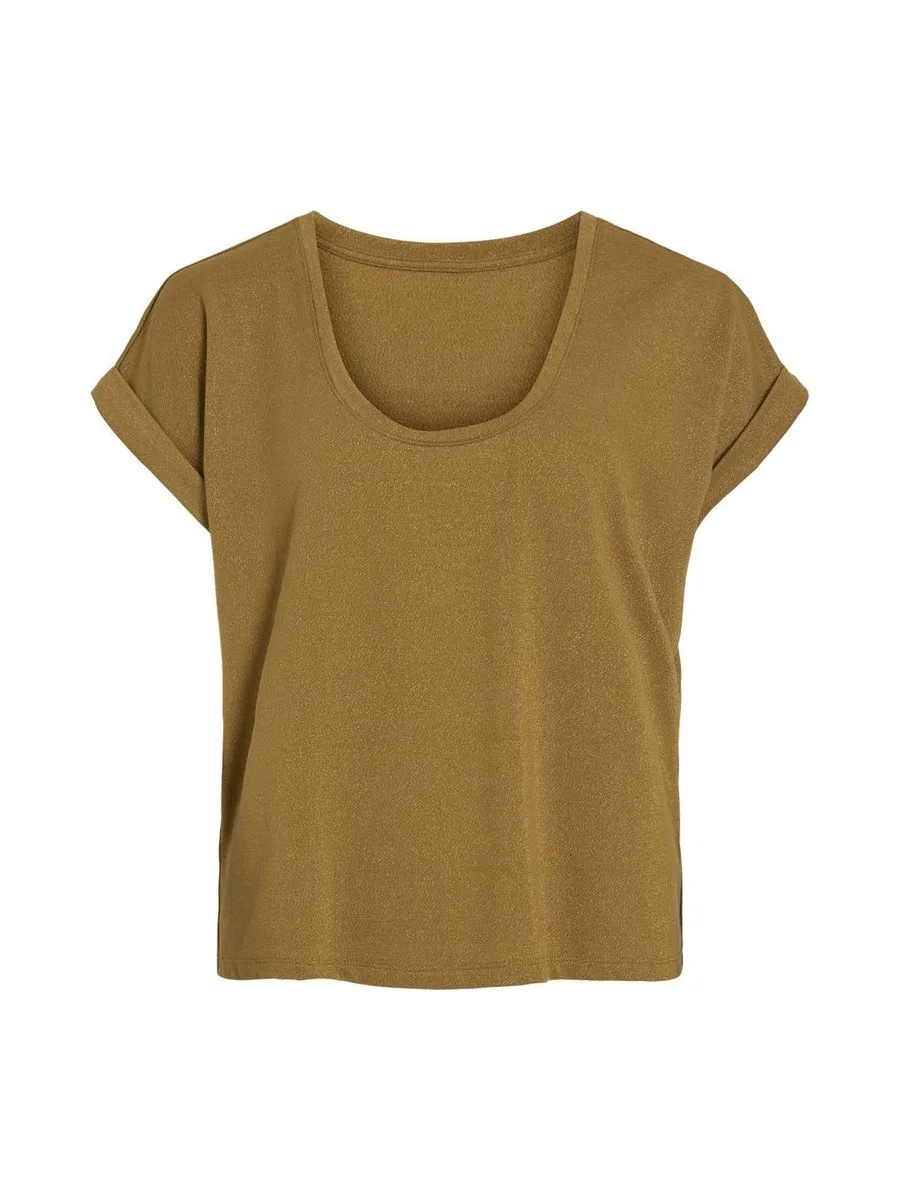 T-Shirt Marron Femme Vila Luxi 2