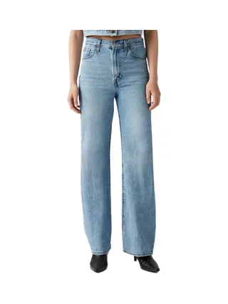 Jean Bleu Femme Levi's Ribcage Wide Leg A6081 1