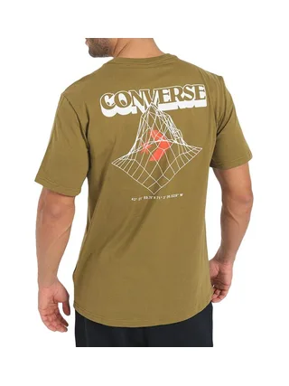 T-shirt Kaki Homme Converse Hand Drawn 2