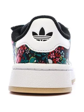 Baskets Noires à Motifs Fille Adidas Campus 3