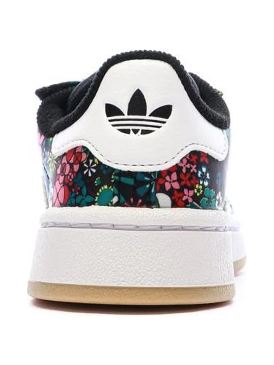 Baskets Noires à Motifs Fille Adidas Campus 4
