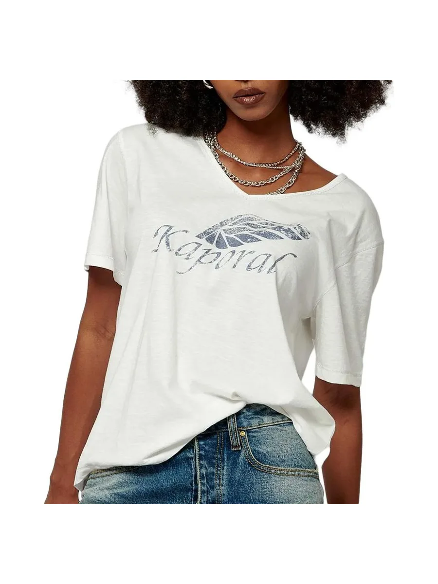 T-shirt Blanc Femme Kaporal MUST 2