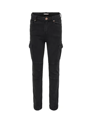 Pantalon Noir Cargo Fille Only Missouri 1