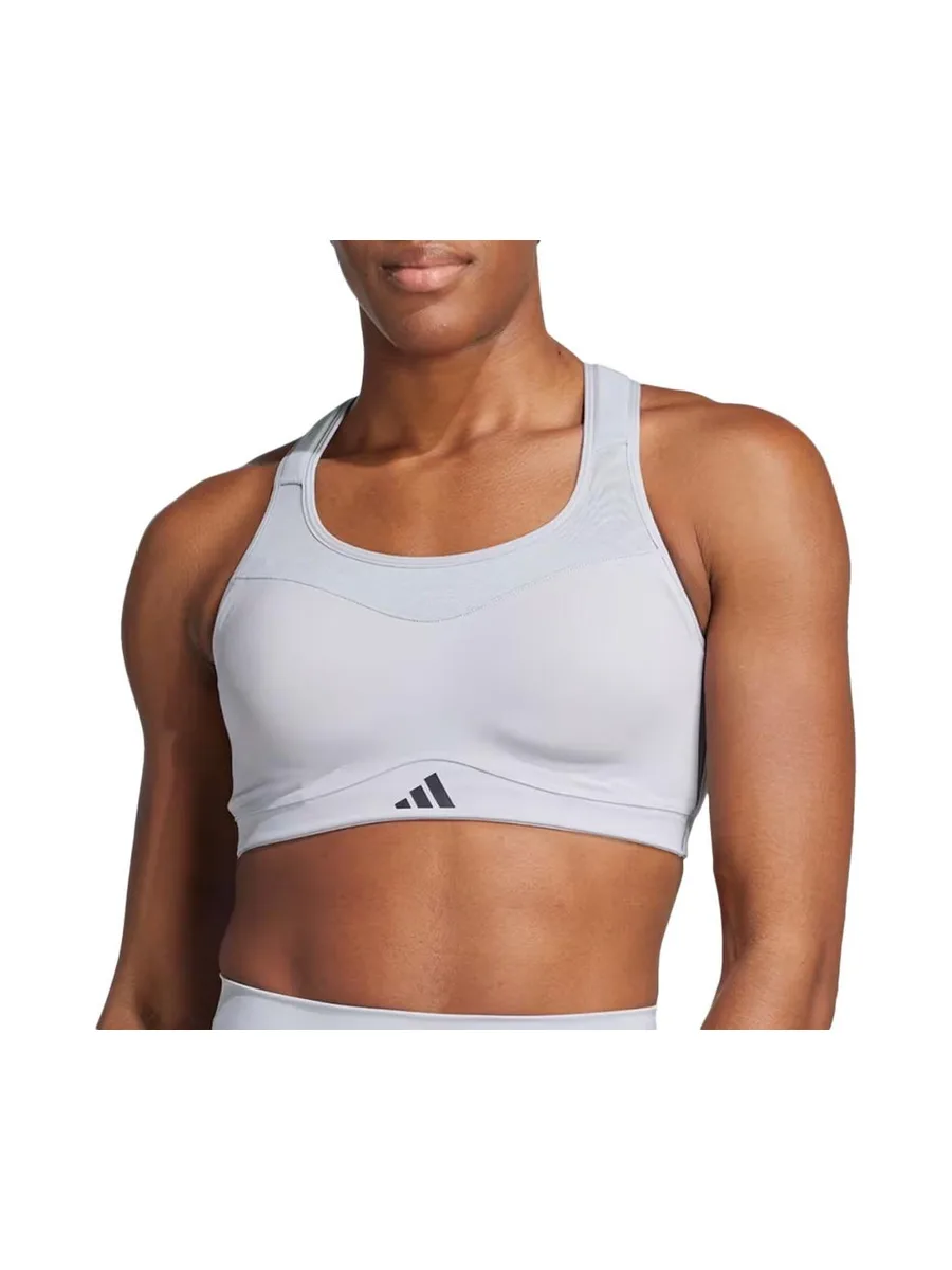 Brassières pour entraînement Gris/Mauve Femme Adidas Tlrdim 2