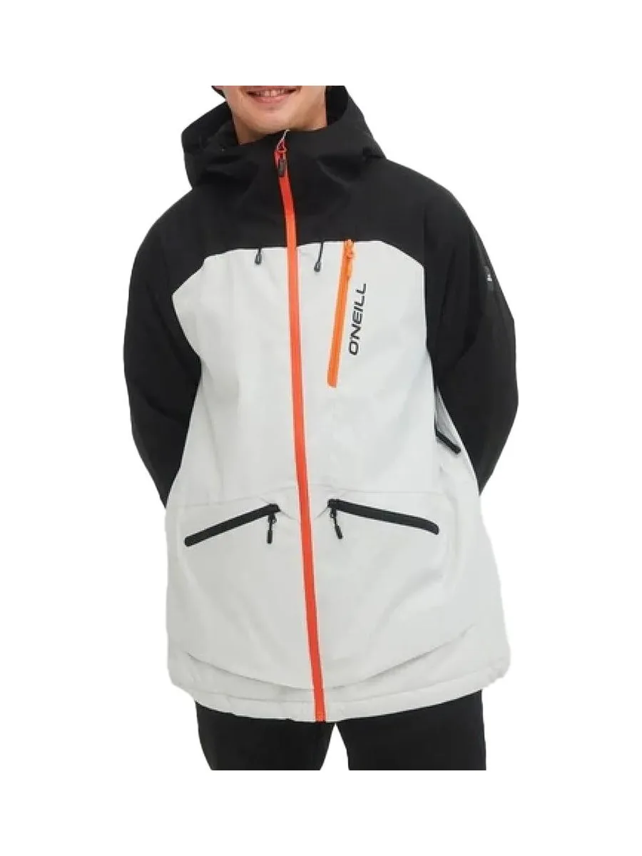 Manteau de ski Écru/Noir Homme O'Neill Total Disorder 2