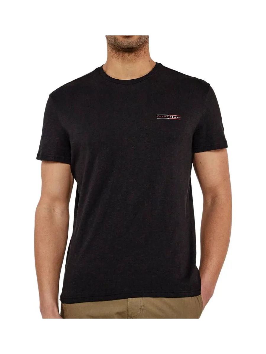 T-Shirt Noir Homme Tommy Hilfiger DM0DM21303 1