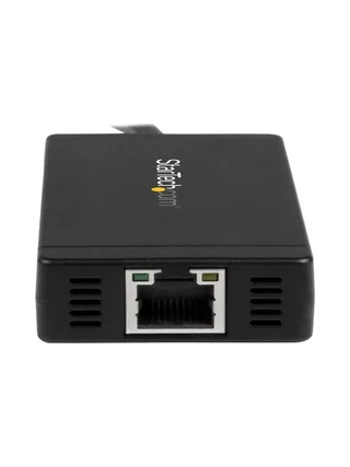 3Port USB C Hub GbE C to A - Power Adapt 4