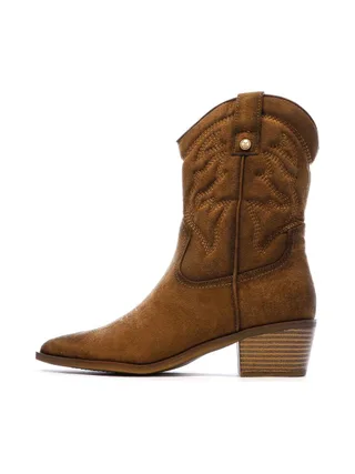 Santiags Basses Camel Femme Xti 144307 1