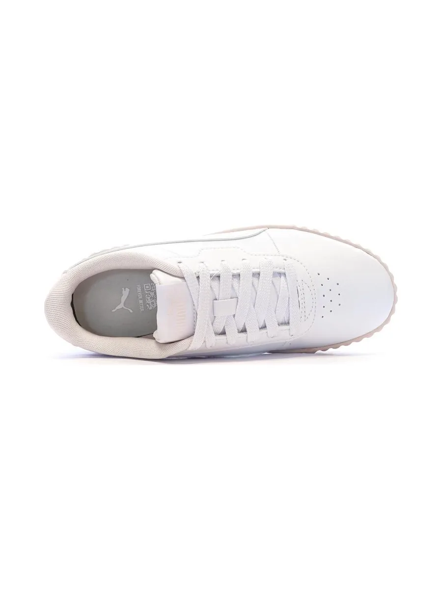 Baskets Blanches/Roses Femme Puma Carina 3.0 Cutie 5