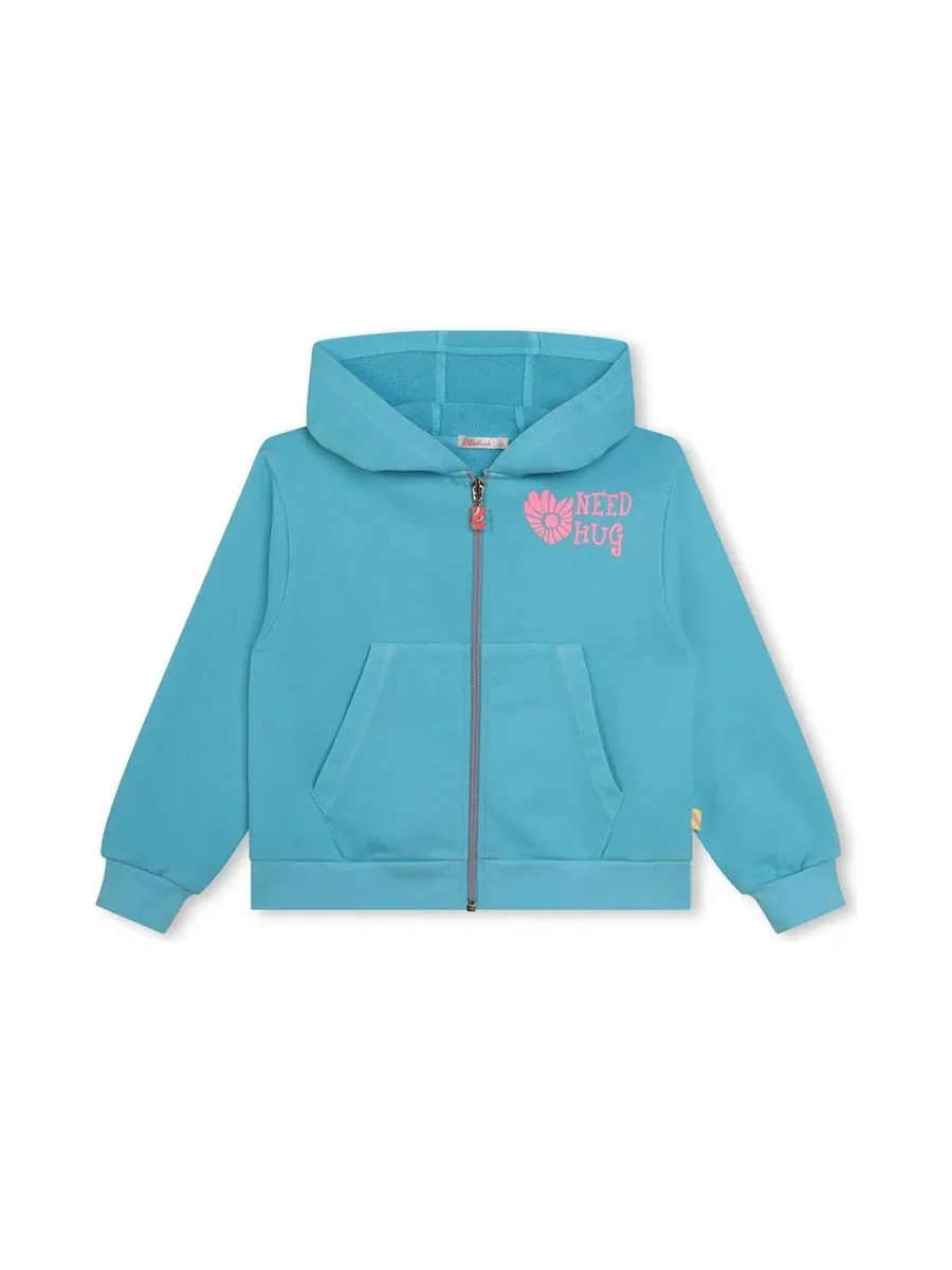 Sweat Bleu Fille Billieblush U20103 2