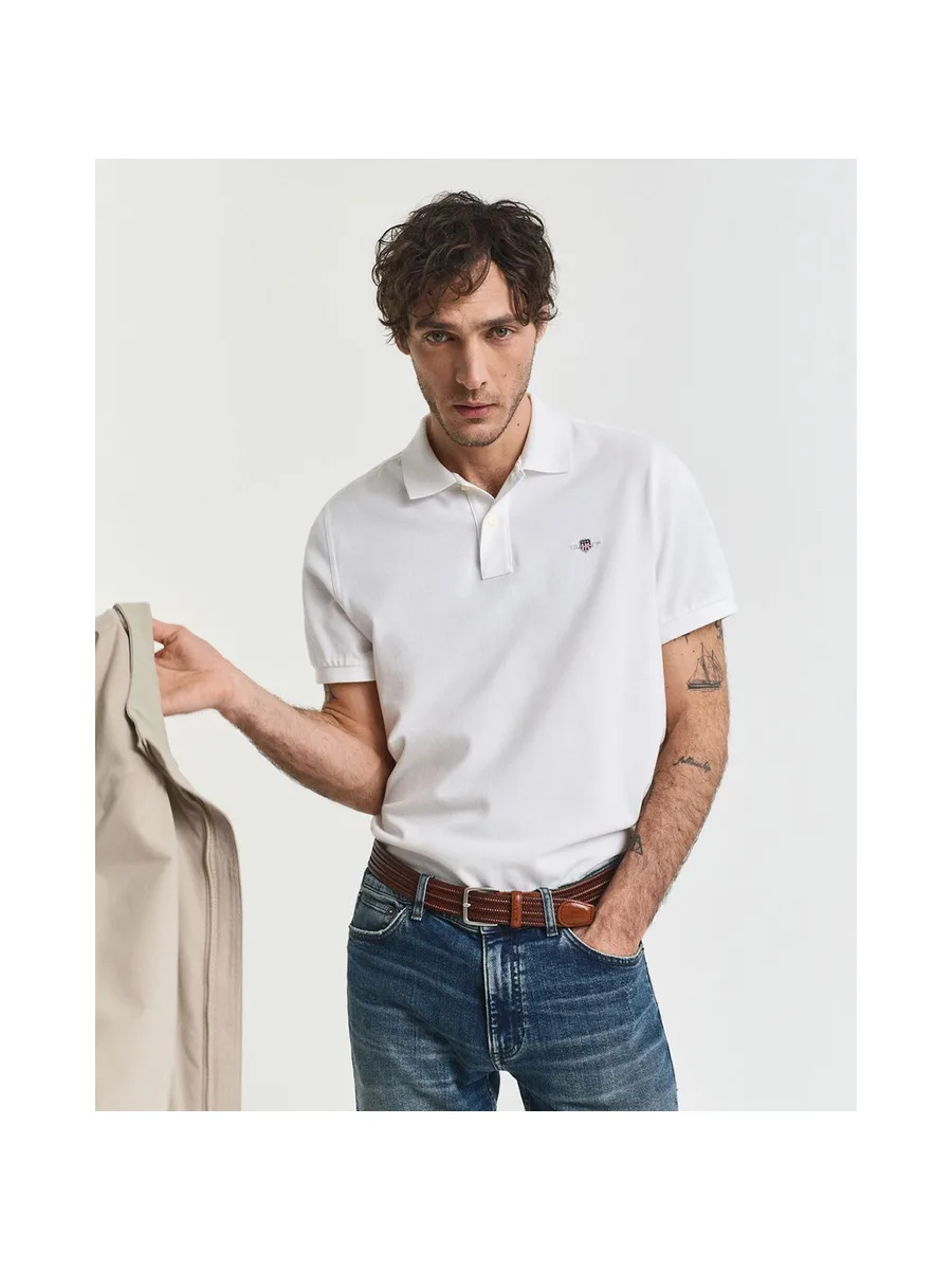 GANT Reg Shield Ss Pique - Polo 23