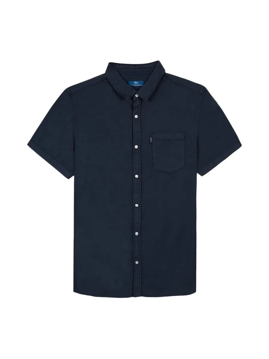 Chemise Marine Homme TBS BRODYCHA 1