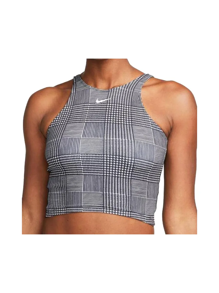 Débardeur Noir/Gris Femme Nike Crop Tank 2