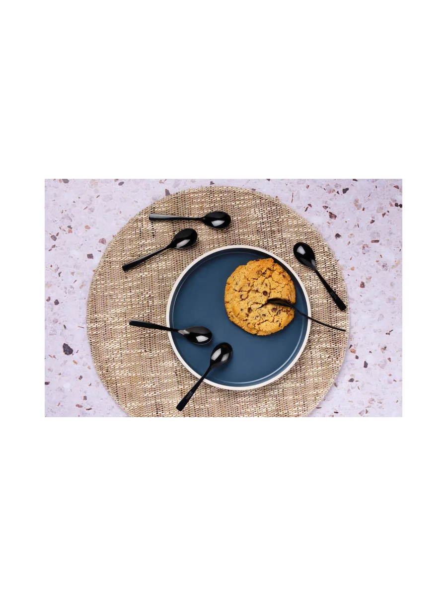 Coffret 6 petites cuillères OGLU - Black 18